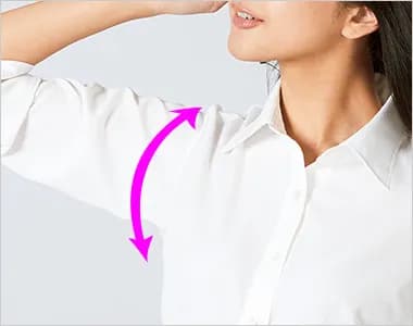 肩周りが動かしやすい設計